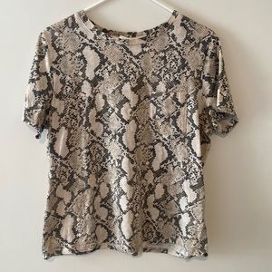 Snake print t-shirt